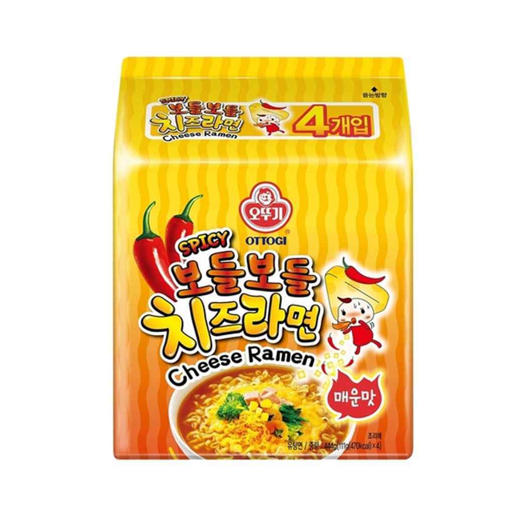 Ottogi Cheese Ramen Spicy (Multi) 4EA 111g